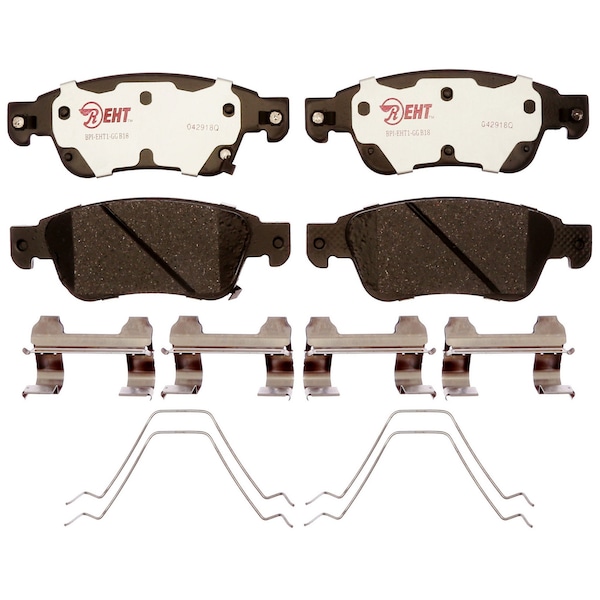 Raybestos Raybestos Brake Brake Pad Set, Eht1287H EHT1287H